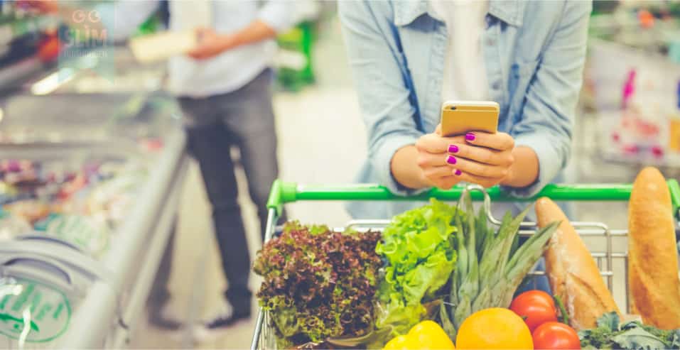 Boodschappen doen met 1.5 meter afstand