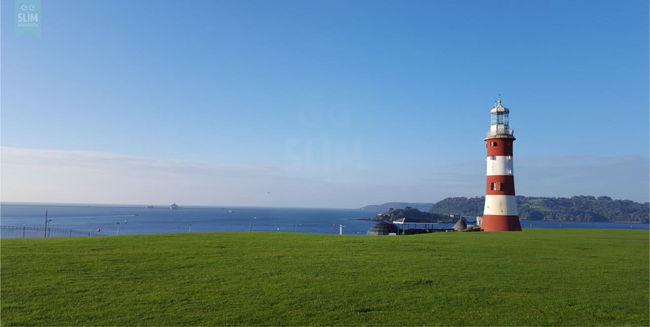 Kust Engeland vuurtoren