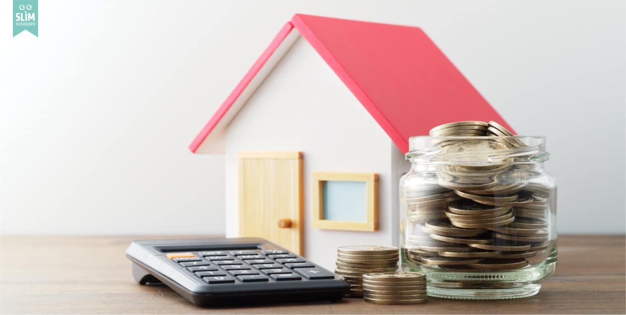 Huisje pot met geld rekenmachine 2025 123RF 199170984_l Wat is een opstalverzekering