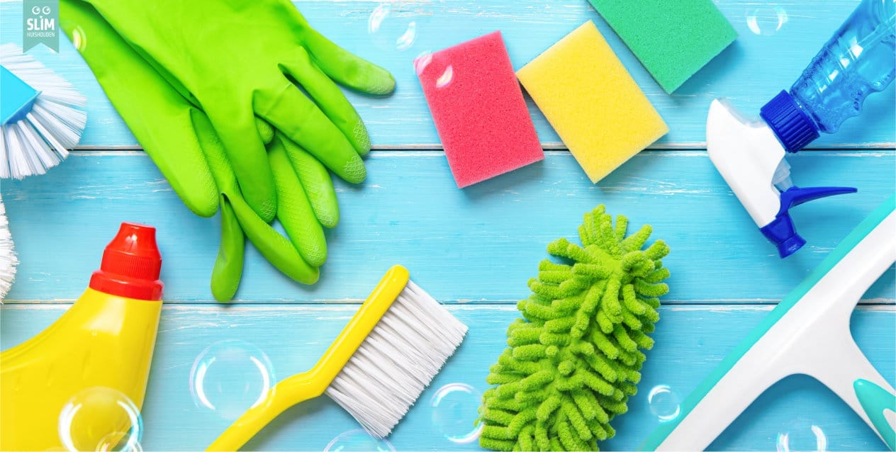 Schoonmaakspullen onderhouden, hoe vaak dweil schoonmaken, microvezeldoeken wassen