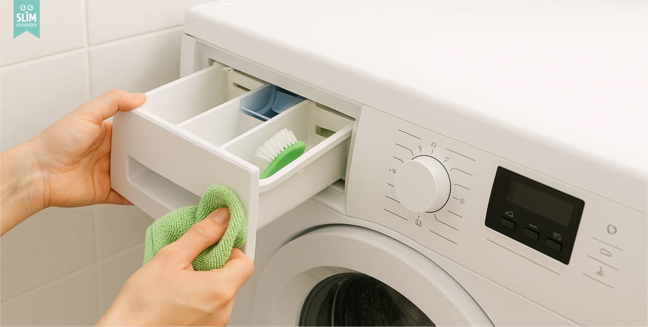 Wasmachine tips gebruik verschillende wasmanden om de was te sorteren