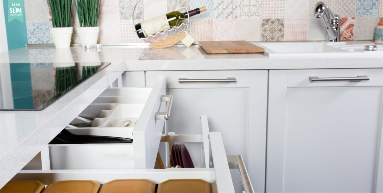 Blog Ladesystemen 2025 shutterstock_668917387 Ladesystemen - voorbeelden van lades in de keuken