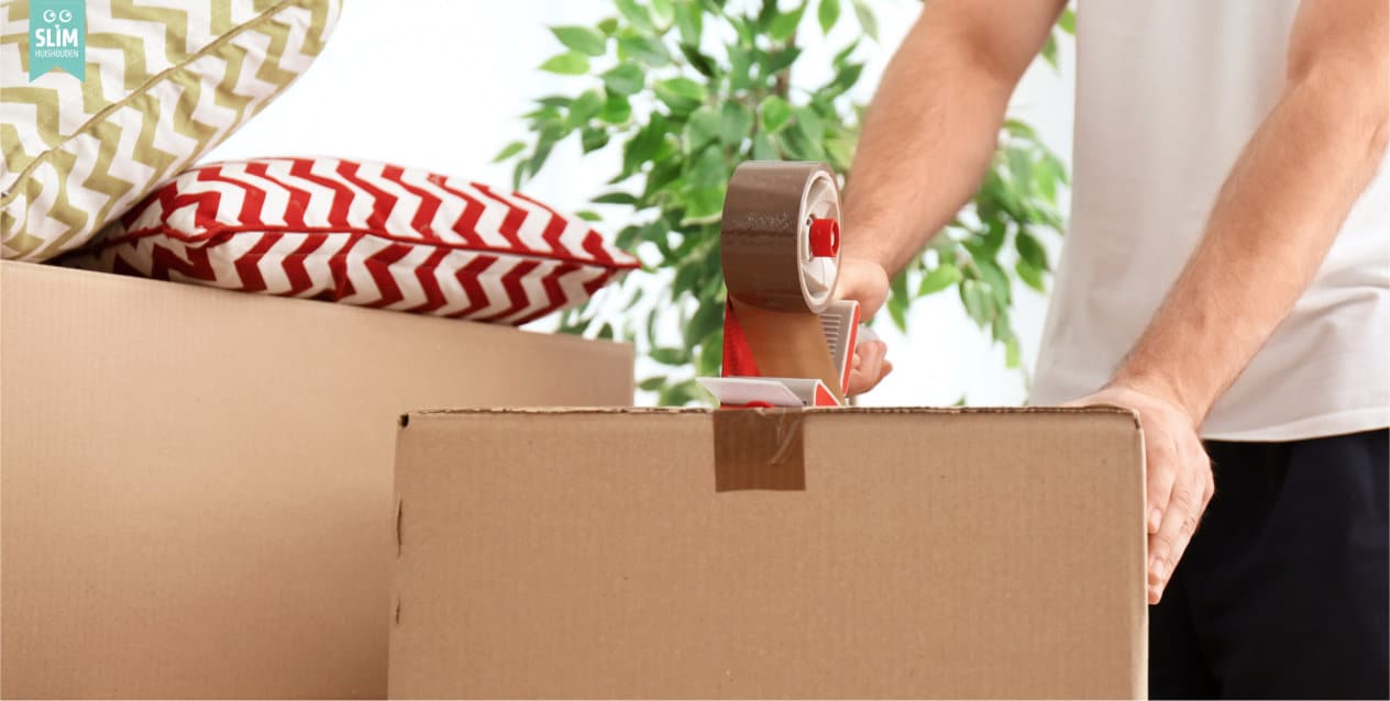 Dozen dichttapen ter voorbereiding op het snel leeghalen van een kamer | Slim Huishouden