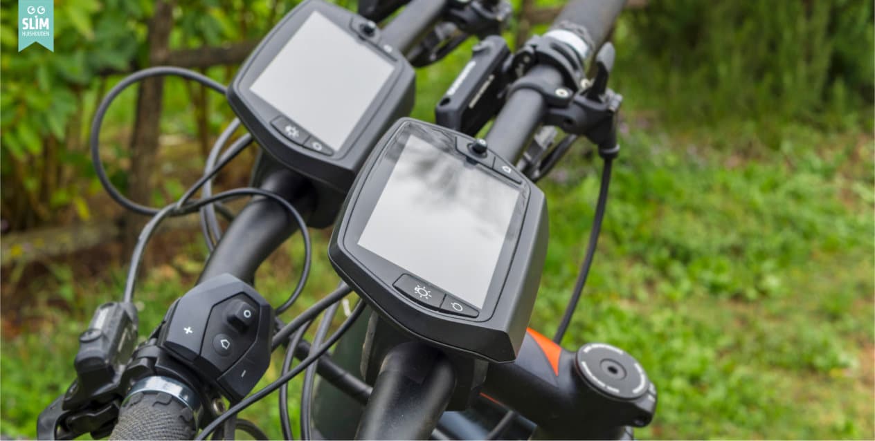 Stuur en display van een elektrische fiets met slimme functies 